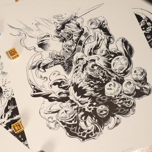 Dungeons & Dragons Lithograph Set Fanattik