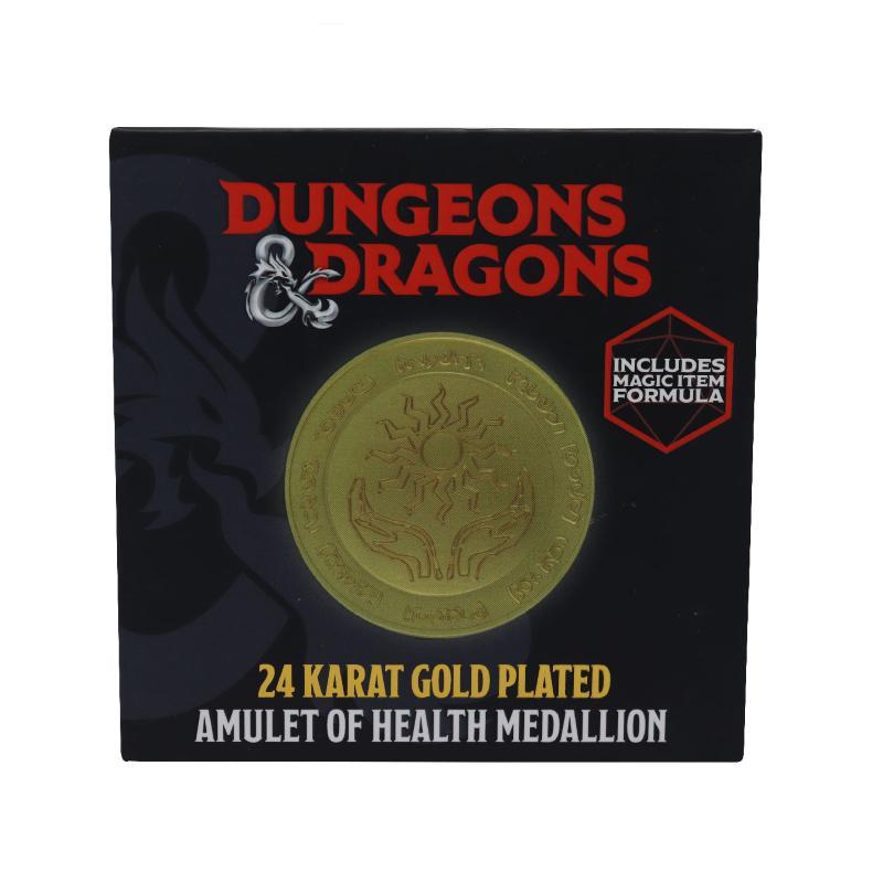 Dungeons&Dragons 24k Gold Plat.Medallion Fanattik