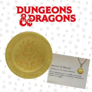Dungeons&Dragons 24k Gold Plat.Medallion Fanattik