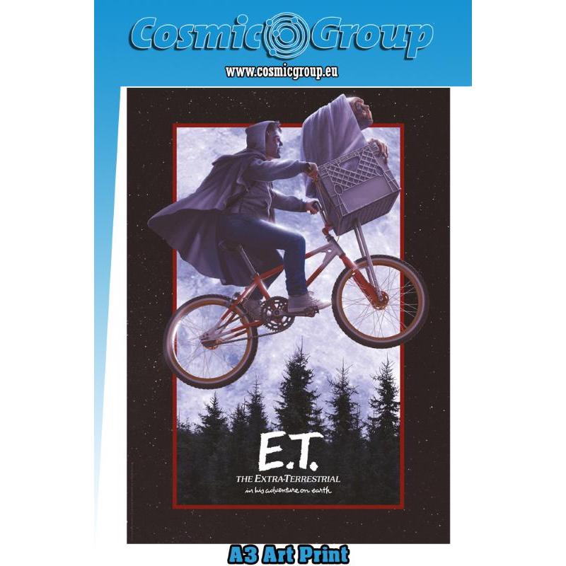 E.T. OFFICIAL ART PRINT A3 SIZE