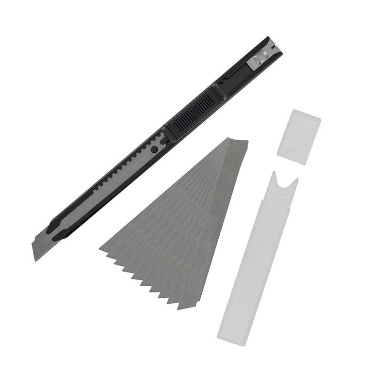 Slim Snap-Off Knife & 10 Blades VALLEJO