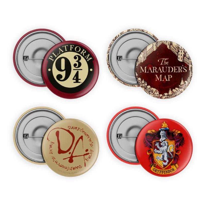 HARRY POTTER PINS SET (4)