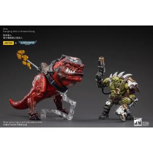 Joytoy Warhammer 40k 1/18 Orks Squighog Nob On Smasha Squig