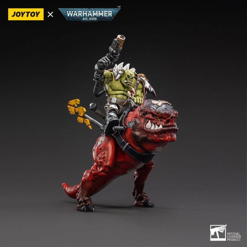 Joytoy Warhammer 40k 1/18 Orks Squighog Nob On Smasha Squig
