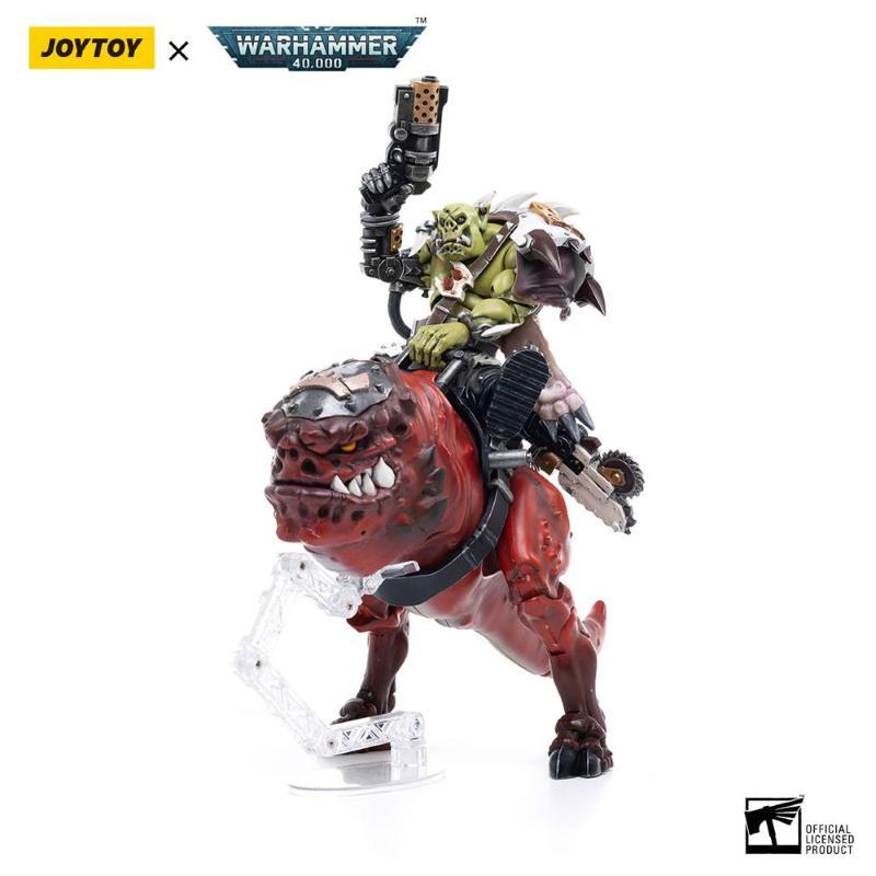 Joytoy Warhammer 40k 1/18 Orks Squighog Nob On Smasha Squig