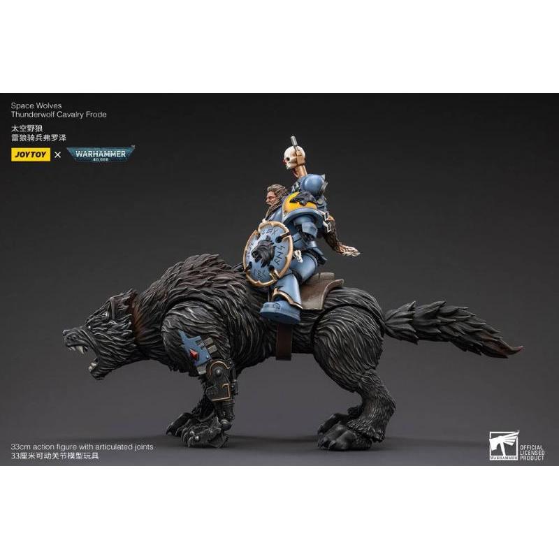 Joytoy Warhammer 40k 1/18 Space Wolves Thunderwolf Cavalry Frode