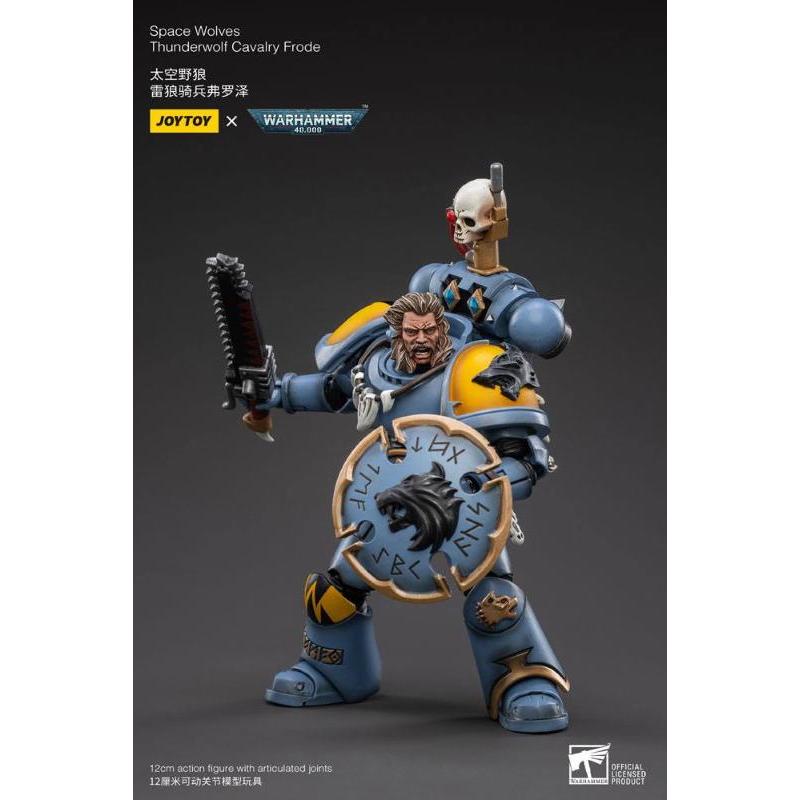 Joytoy Warhammer 40k 1/18 Space Wolves Thunderwolf Cavalry Frode