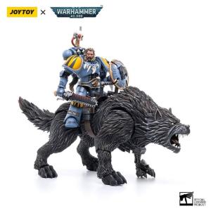 Joytoy Warhammer 40k 1/18 Space Wolves Thunderwolf Cavalry Frode
