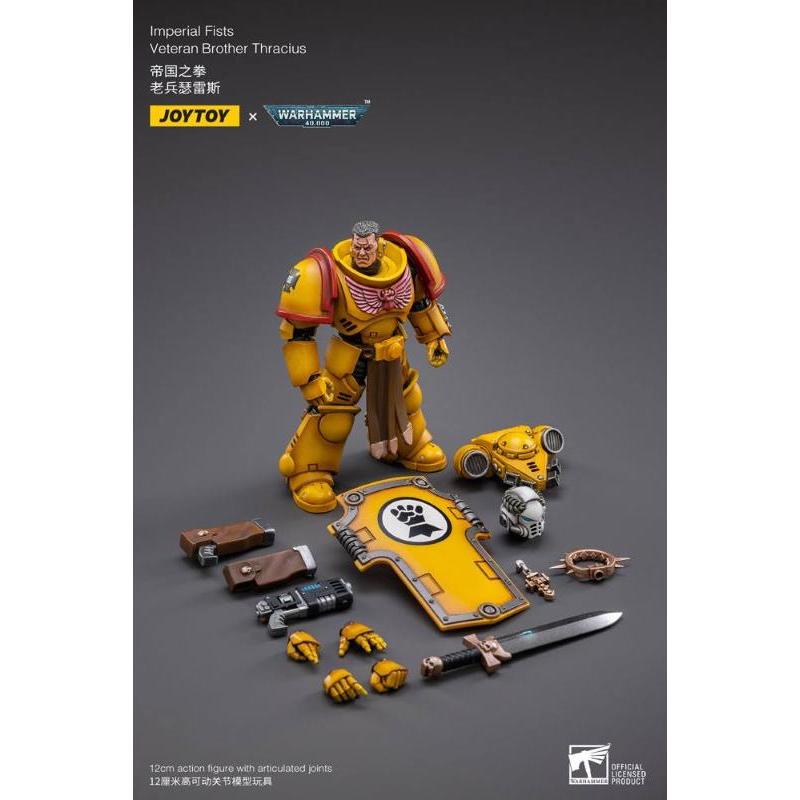 Joytoy Warhammer 40k 1/18 Imperial Fists Veteran Brother Thracius