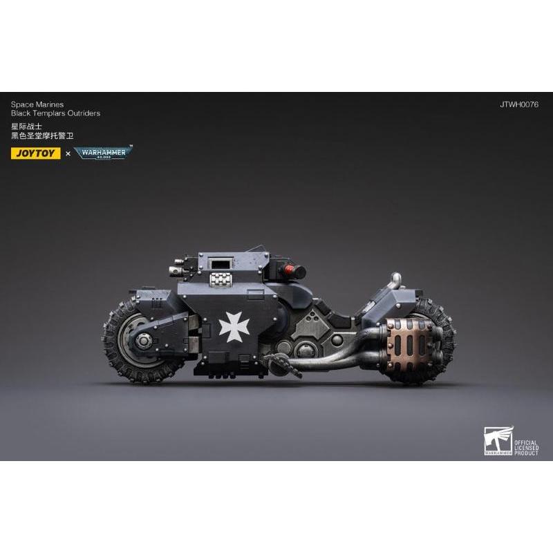 Joytoy Warhammer 40k Vehicle 1/18 Black Templars Outrider Bike