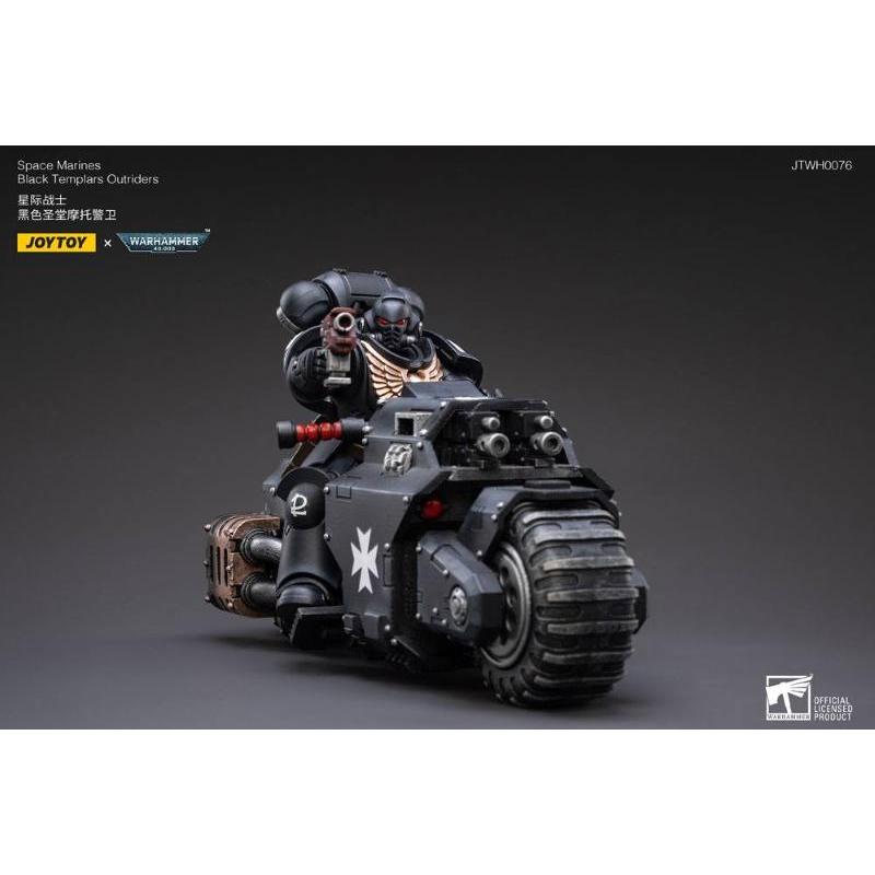 Joytoy Warhammer 40k Vehicle 1/18 Black Templars Outrider Bike
