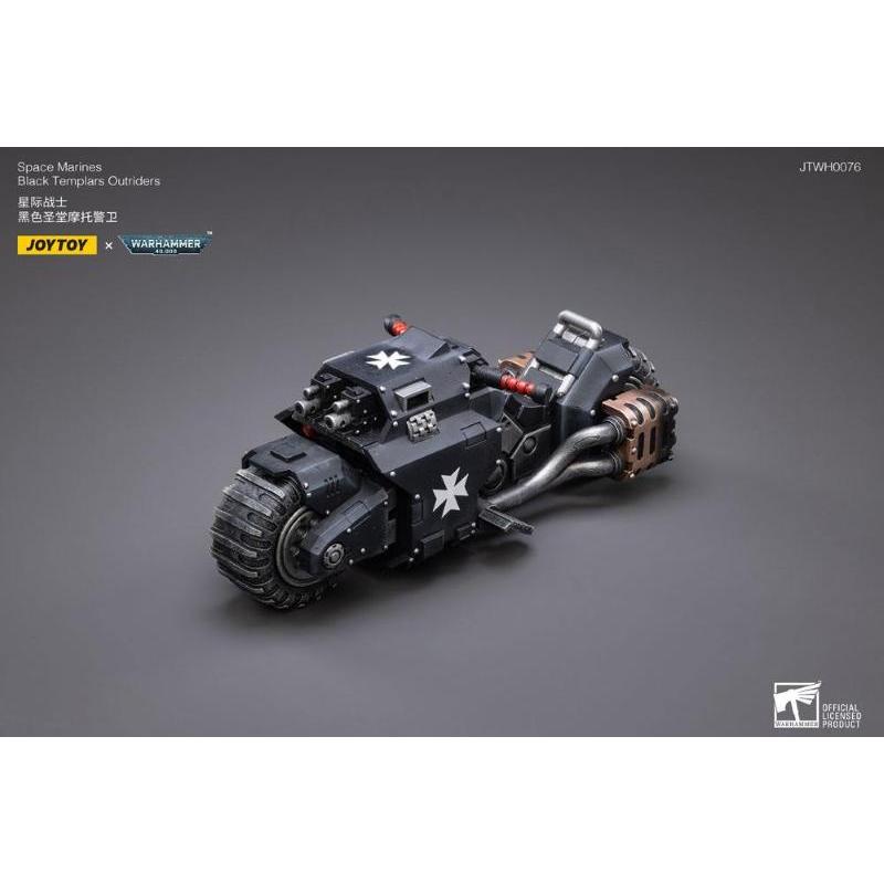 Joytoy Warhammer 40k Vehicle 1/18 Black Templars Outrider Bike