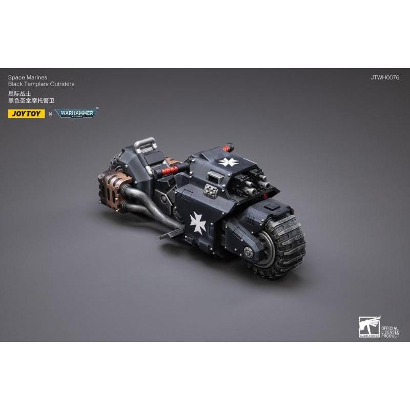 Joytoy Warhammer 40k Vehicle 1/18 Black Templars Outrider Bike