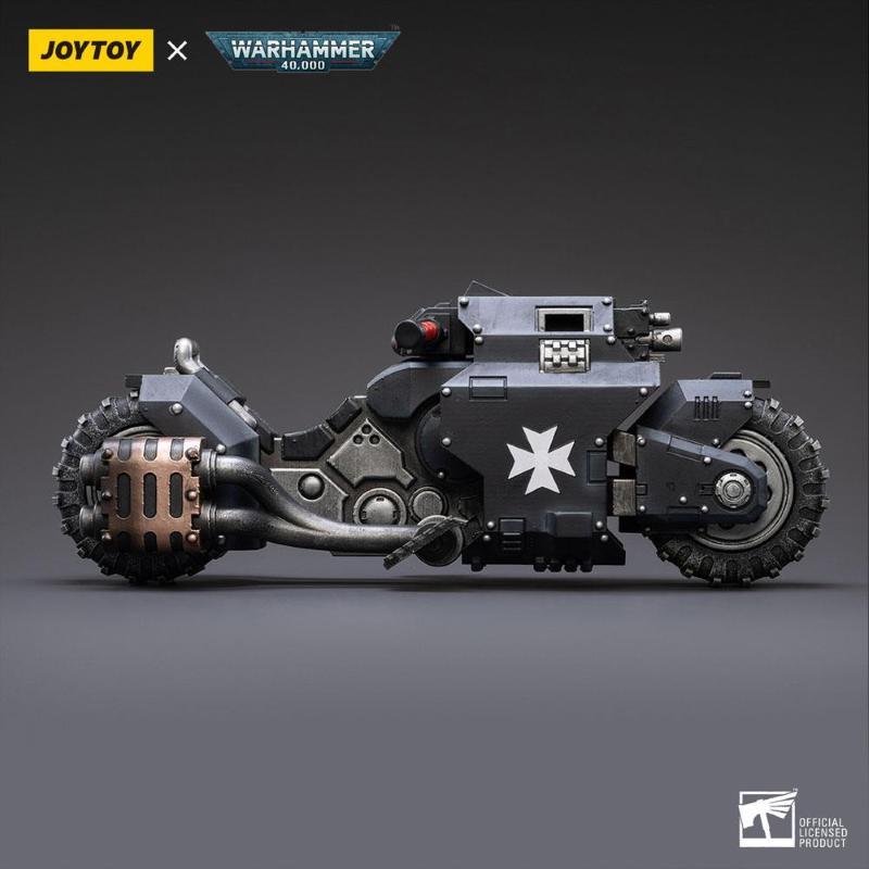 Joytoy Warhammer 40k Vehicle 1/18 Black Templars Outrider Bike