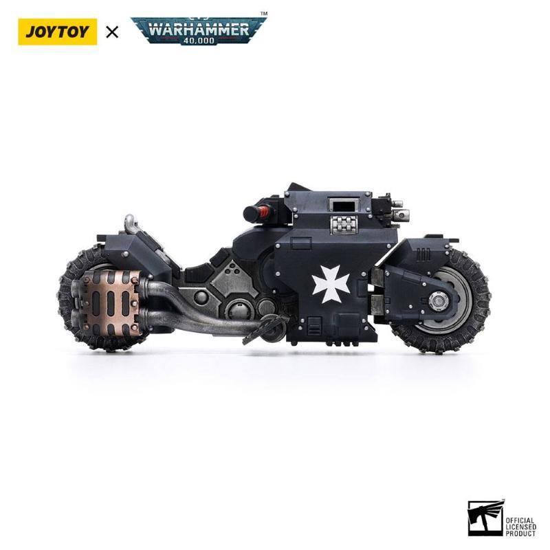 Joytoy Warhammer 40k Vehicle 1/18 Black Templars Outrider Bike