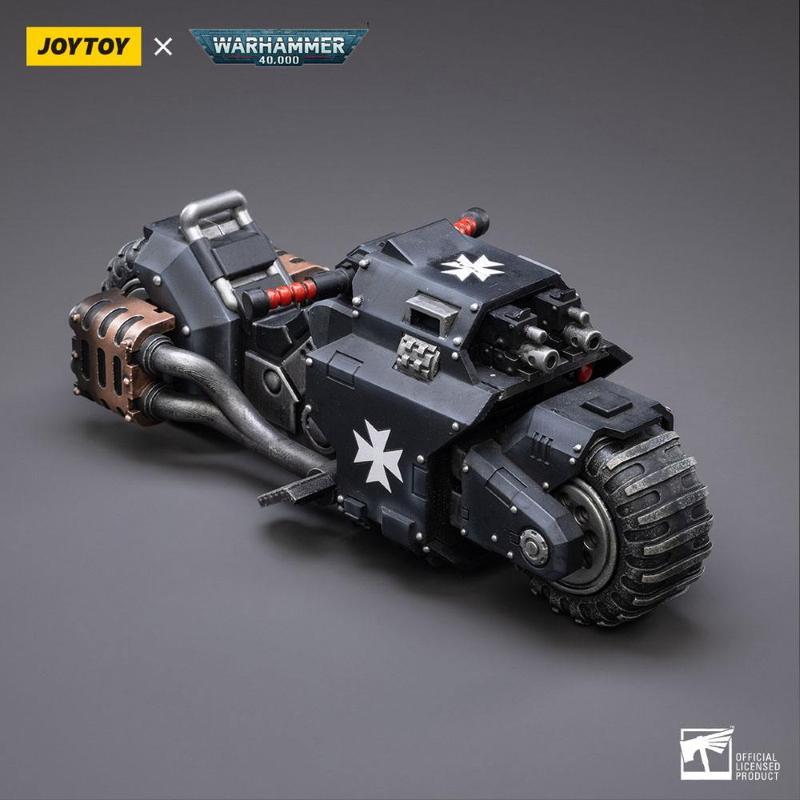 Joytoy Warhammer 40k Vehicle 1/18 Black Templars Outrider Bike