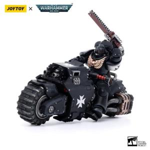 Joytoy Warhammer 40k Vehicle 1/18 Black Templars Outrider Bike