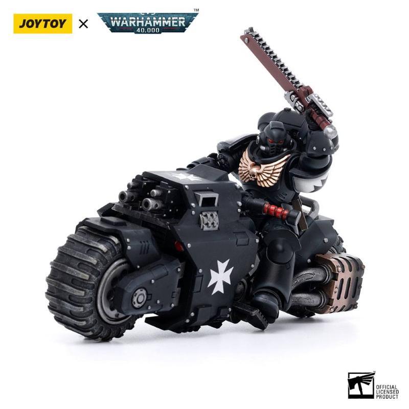 Joytoy Warhammer 40k Vehicle 1/18 Black Templars Outrider Bike