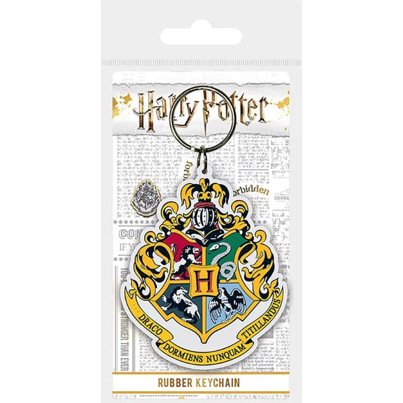 Pyramid International Keychain Harry Potter Hogwarts Crest Rub