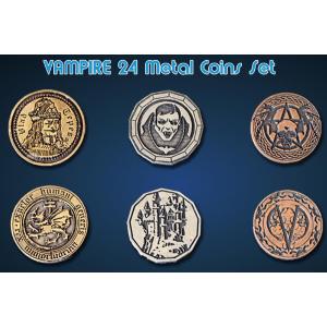 Vampire Metal Coins Set (24) Dm Vault
