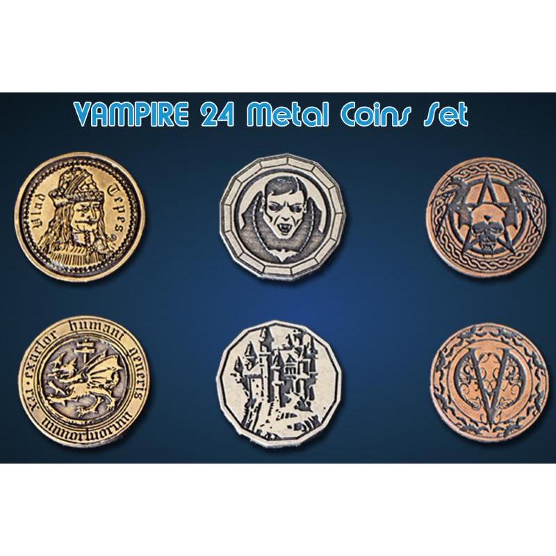Vampire Metal Coins Set (24) Dm Vault