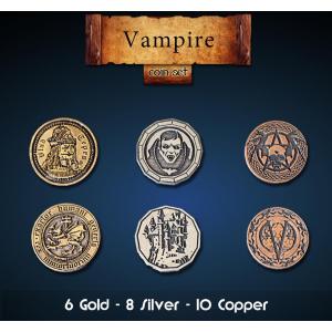 Vampire Metal Coins Set (24) Dm Vault