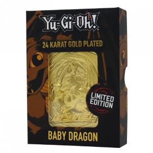 Yu-Gi-Oh!Ltd Ed 24k Gold-Baby Dragon Fanattik