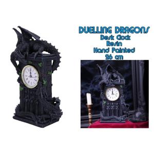 Duelling Dragons Clock NEMESIS NOW