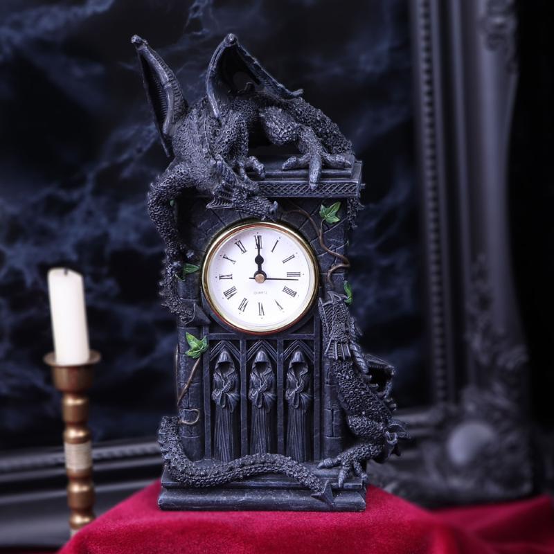 Duelling Dragons Clock NEMESIS NOW