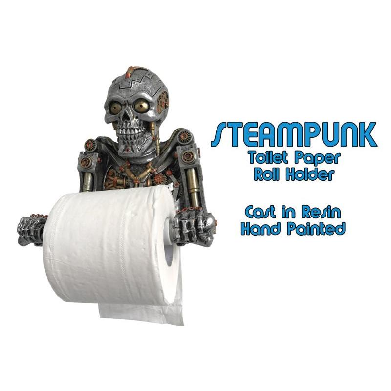 Steampunk Toilet Paper Holder NEMESIS NOW