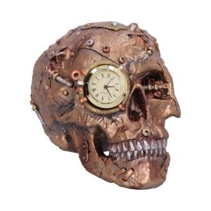 Steampunk Skull Clock NEMESIS NOW