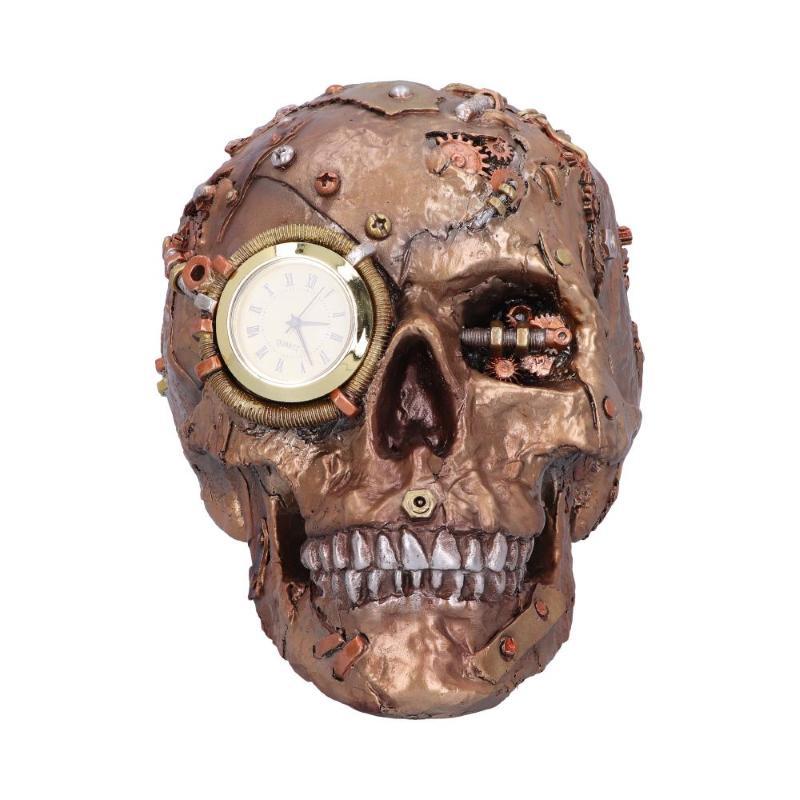 Steampunk Skull Clock NEMESIS NOW