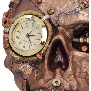 Steampunk Skull Clock NEMESIS NOW
