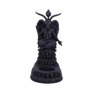 Exc Baphomet's Devotion Tea Light Holder NEMESIS NOW