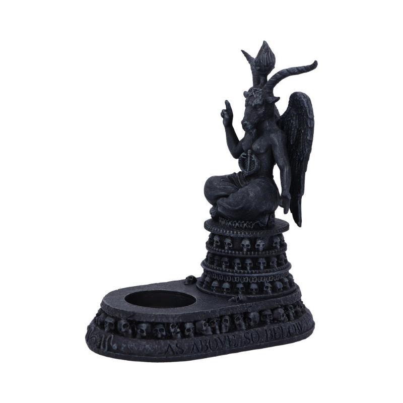 Exc Baphomet's Devotion Tea Light Holder NEMESIS NOW