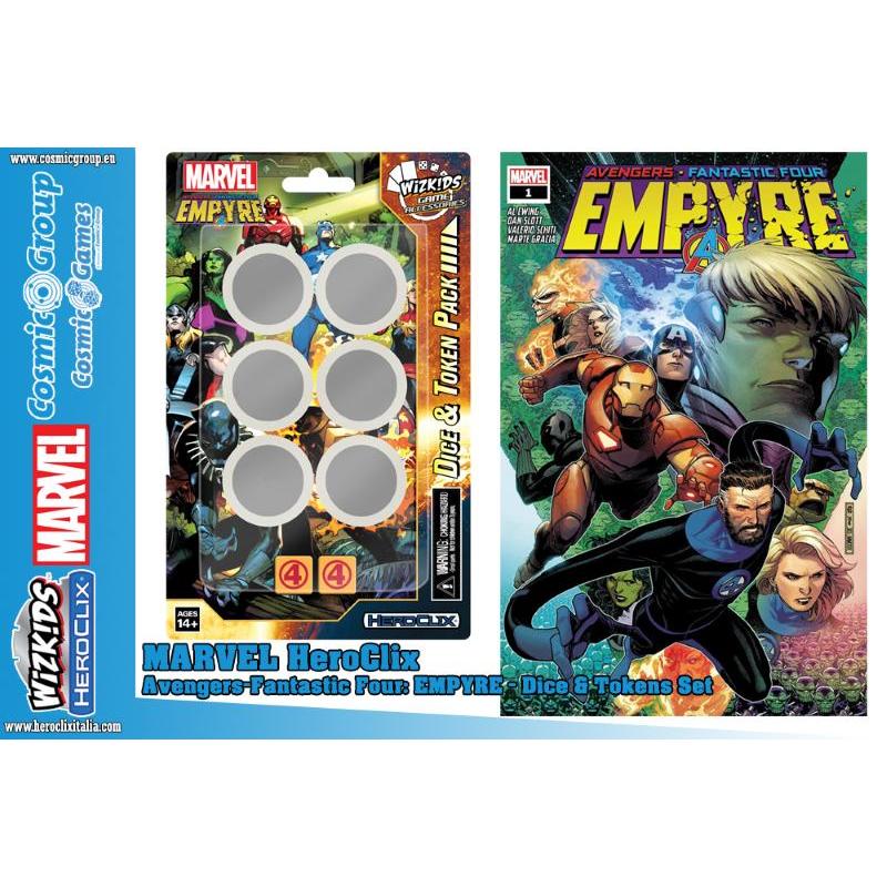 Wizkids Mhc Avengers F4 Empyre Dice & Token