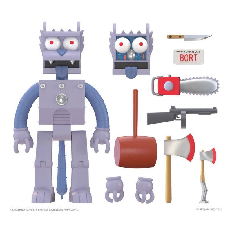 The Simpsons Ultimates Robot Grattachecca Super7