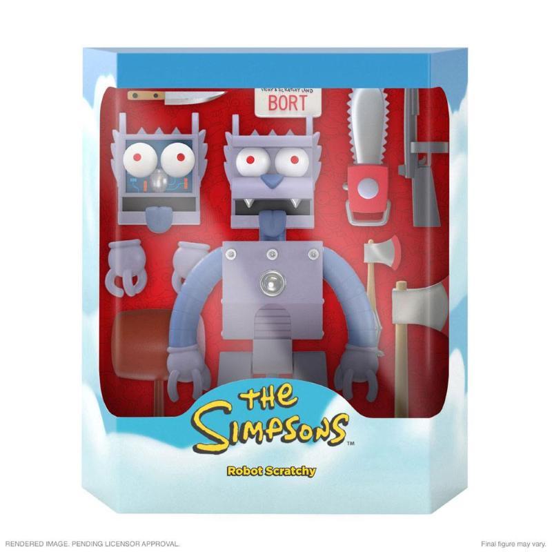 The Simpsons Ultimates Robot Grattachecca Super7