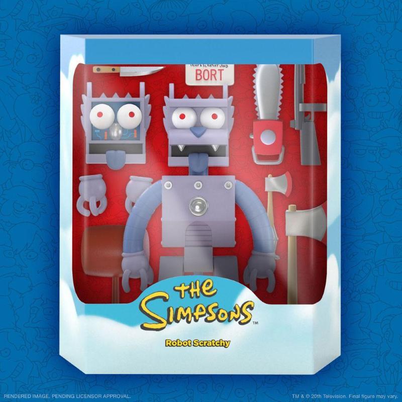 The Simpsons Ultimates Robot Grattachecca Super7