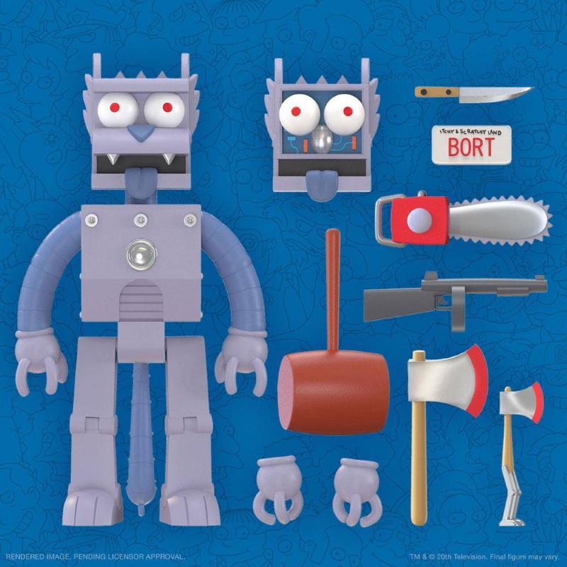 The Simpsons Ultimates Robot Grattachecca Super7