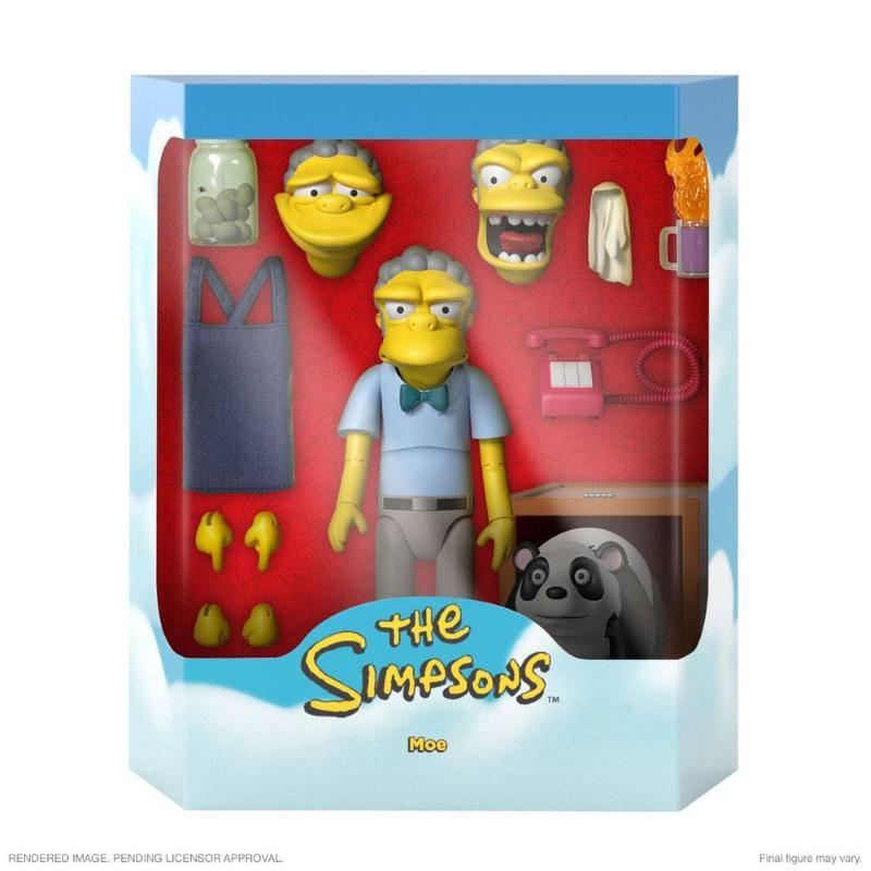 The Simpsons Ultimates Action Figure Moe Super7