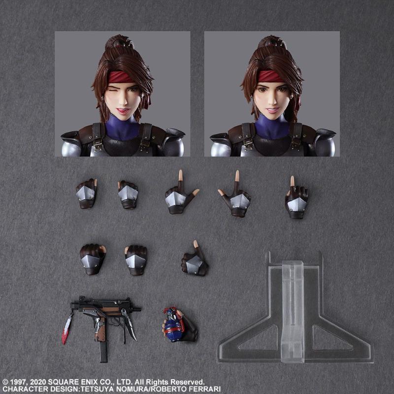 Final Fantasy VII Remake: Play Arts Kai Jessie & Motorcycle Set Square Enix