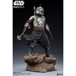 Star Wars The Mandalorian Premium Format  Boba Fett Sideshow Collectibles