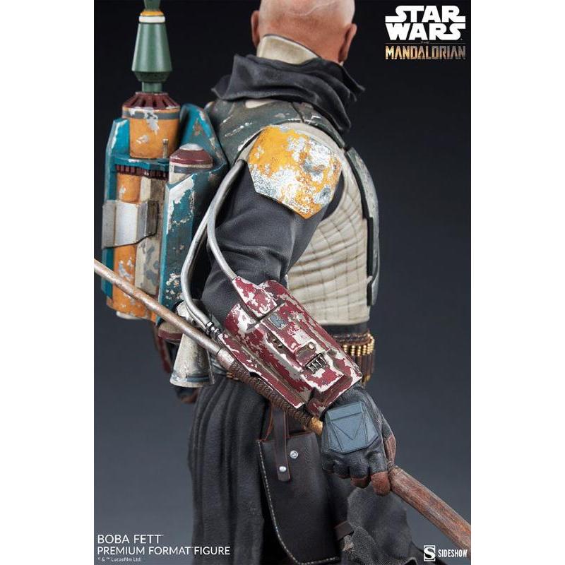 Star Wars The Mandalorian Premium Format  Boba Fett Sideshow Collectibles
