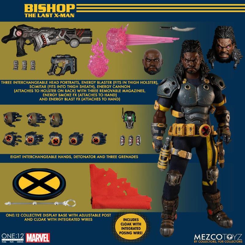 X-Men One:12 Collective Bishop Mezco Toyz