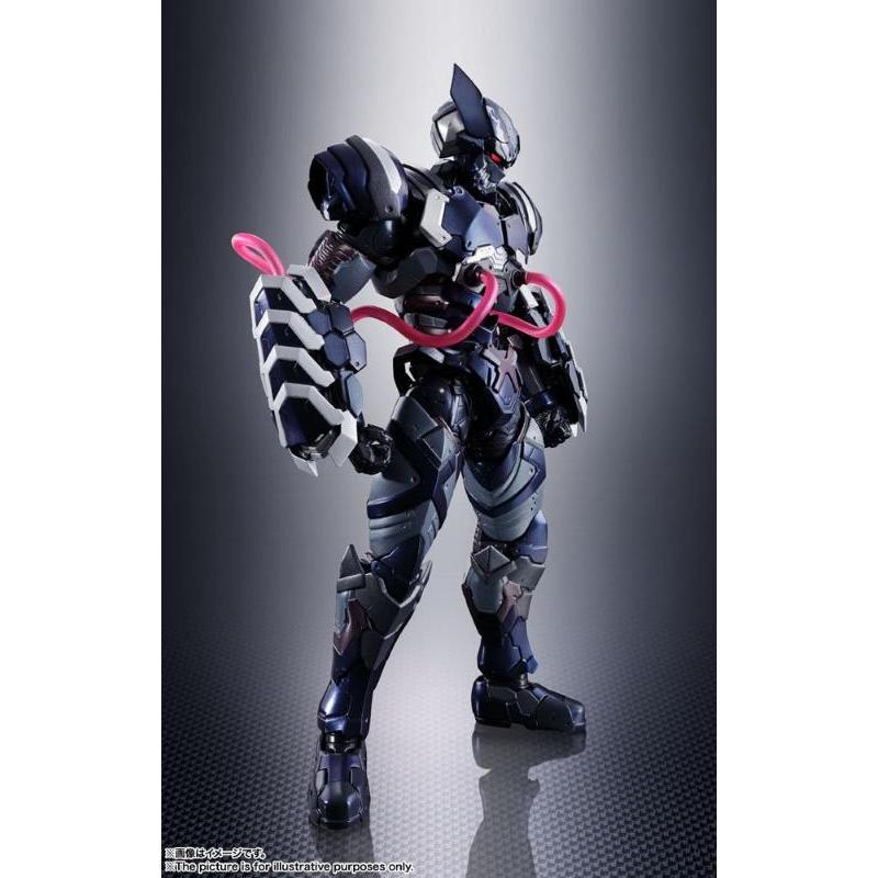 Tech-On Avengers S.H. Figuarts Venom Symbiote Wolverine Bandai