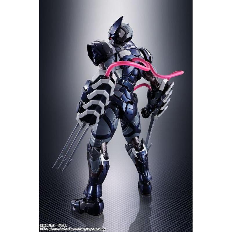 Tech-On Avengers S.H. Figuarts Venom Symbiote Wolverine Bandai