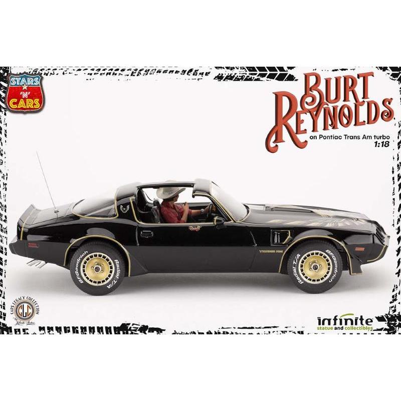 Burt Reynolds On Pontiac Firebird Trans Am 1980 1:18 Infinite Statue