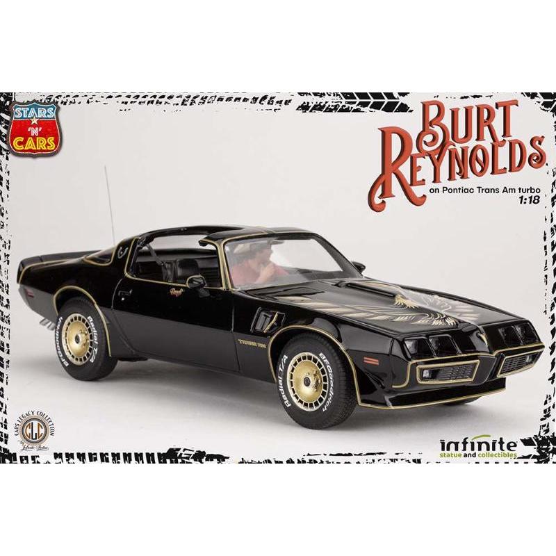 Burt Reynolds On Pontiac Firebird Trans Am 1980 1:18 Infinite Statue