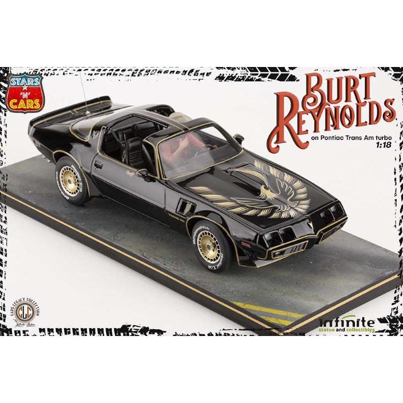 Burt Reynolds On Pontiac Firebird Trans Am 1980 1:18 Infinite Statue